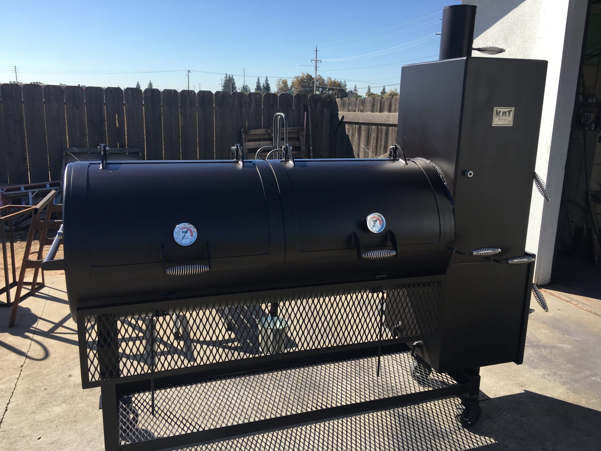 60″x24″ Smoker with Vertical $5,200 – KAT BBQ Smokers